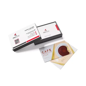 TWO PIECE CARD BOX V - 501