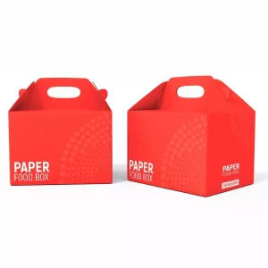 CUSTOM PRINTED FOOD BOX V - 112